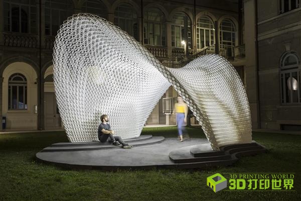 trabeculae, lightweight-3d-printed-trabeculae-pavilion-built-by-wasp-print