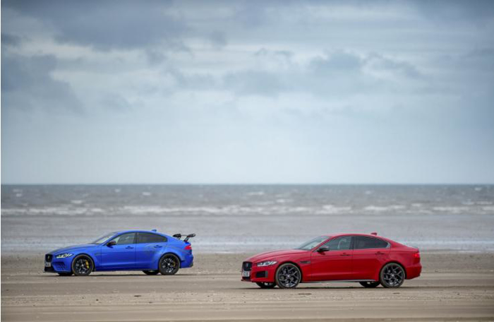 黑科技，前瞻技术，热点车型，捷豹共享铝制车身,捷豹XE 300 SPORT,捷豹XE SV Project 8刷新竞速记录