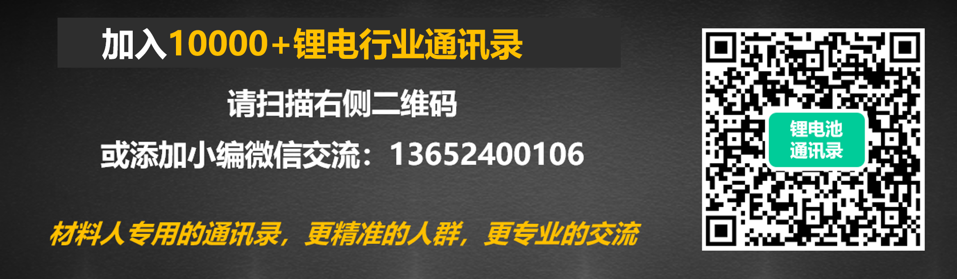 10000+锂电池产业链通讯录