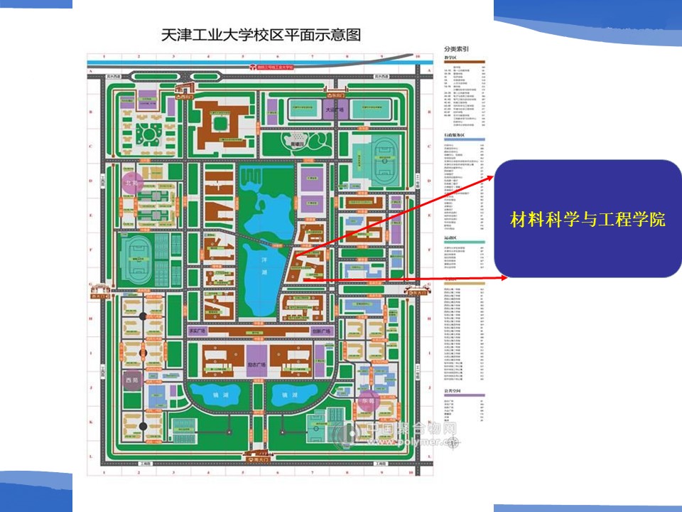 天津工业大学地图高清图片