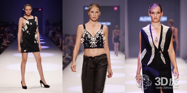 Alexis Walsh APEX系列时装将传统时尚与3D打印融为一体