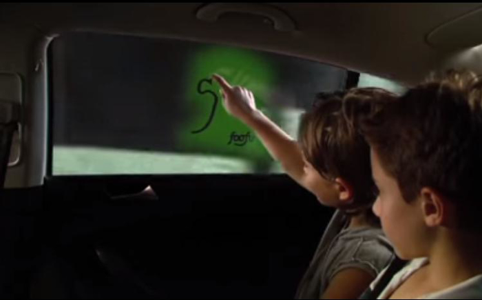 黑科技，前瞻技术，热点车型，通用智能车窗,通用交互式车窗,通用车窗社交网络,通用车窗广告