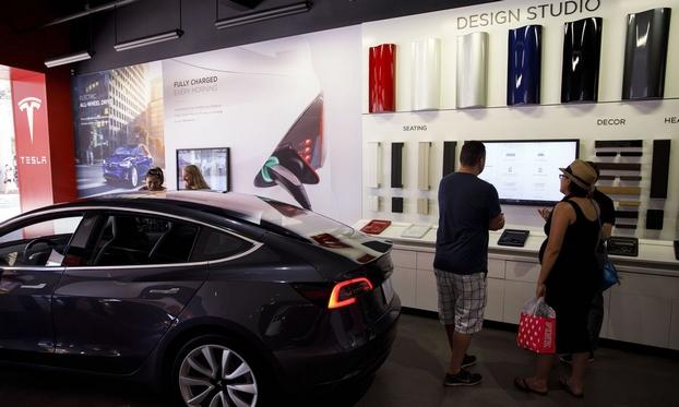产量，特斯拉电动车,特斯拉model 3产量，特斯拉取消车型颜色，特斯拉曜石黑，特斯拉金属银