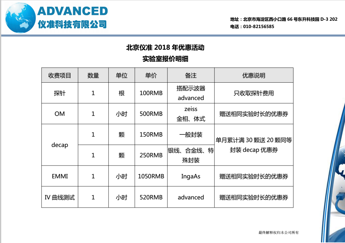 失效分析测试