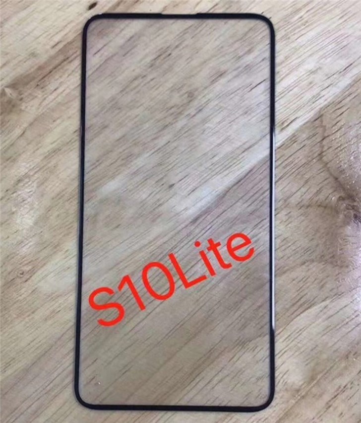 三星S10 Lite玻璃面板曝光：极窄边框