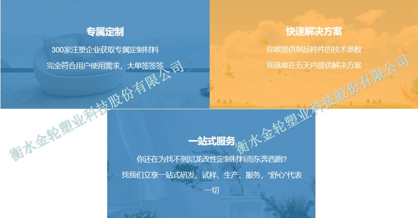尼龙改性专属量身定做解决方案