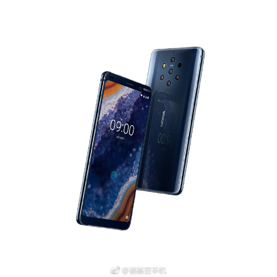全球首款后置五摄诺基亚9 PureView来了，售价699欧元