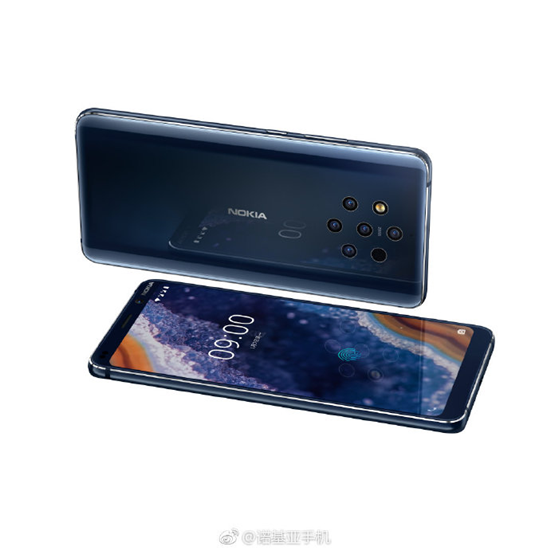 全球首款后置五摄诺基亚9 PureView来了，售价699欧元