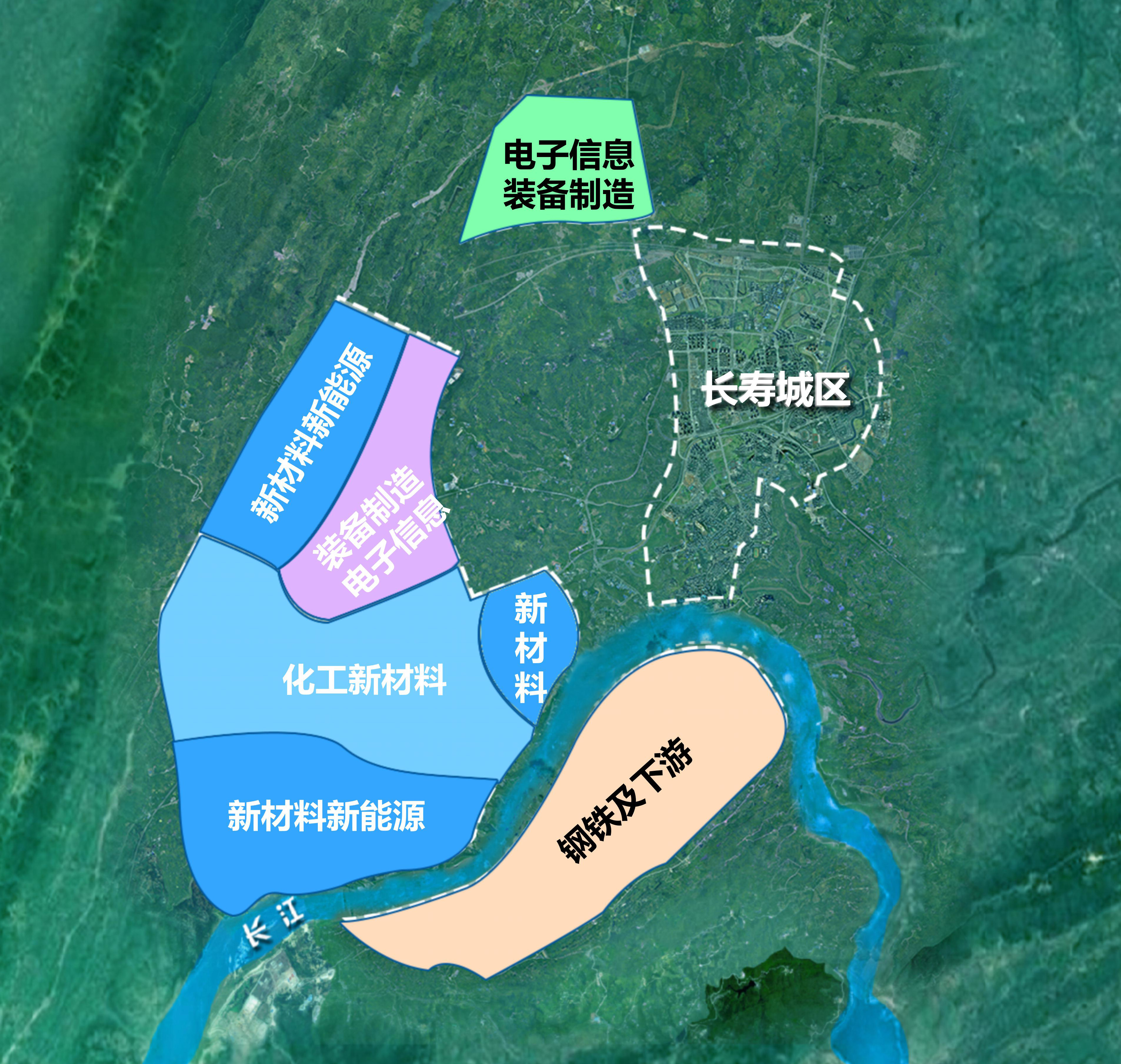 长寿区北部新城规划图片